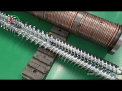 Kembar paralel sekrup dan laras untuk granulasi profil pipa PVC