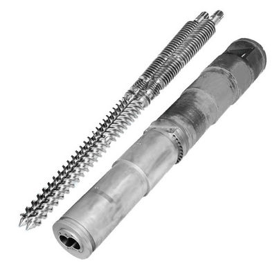 quality Twin Bimetallic Extruder Konik Double Screw Barrel Sjz 65 132 38CrMoAlA factory